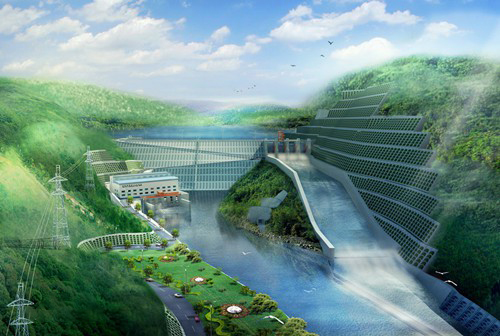 光泽老挝南塔河1号水电站项目